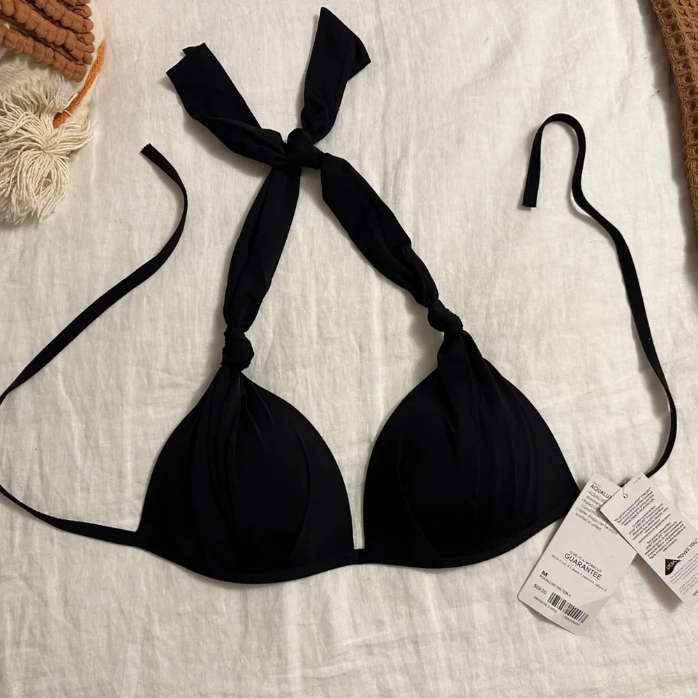 Athleta Aqualuxe Halter Halter Bikini Top NWT - Picture 2 of 6